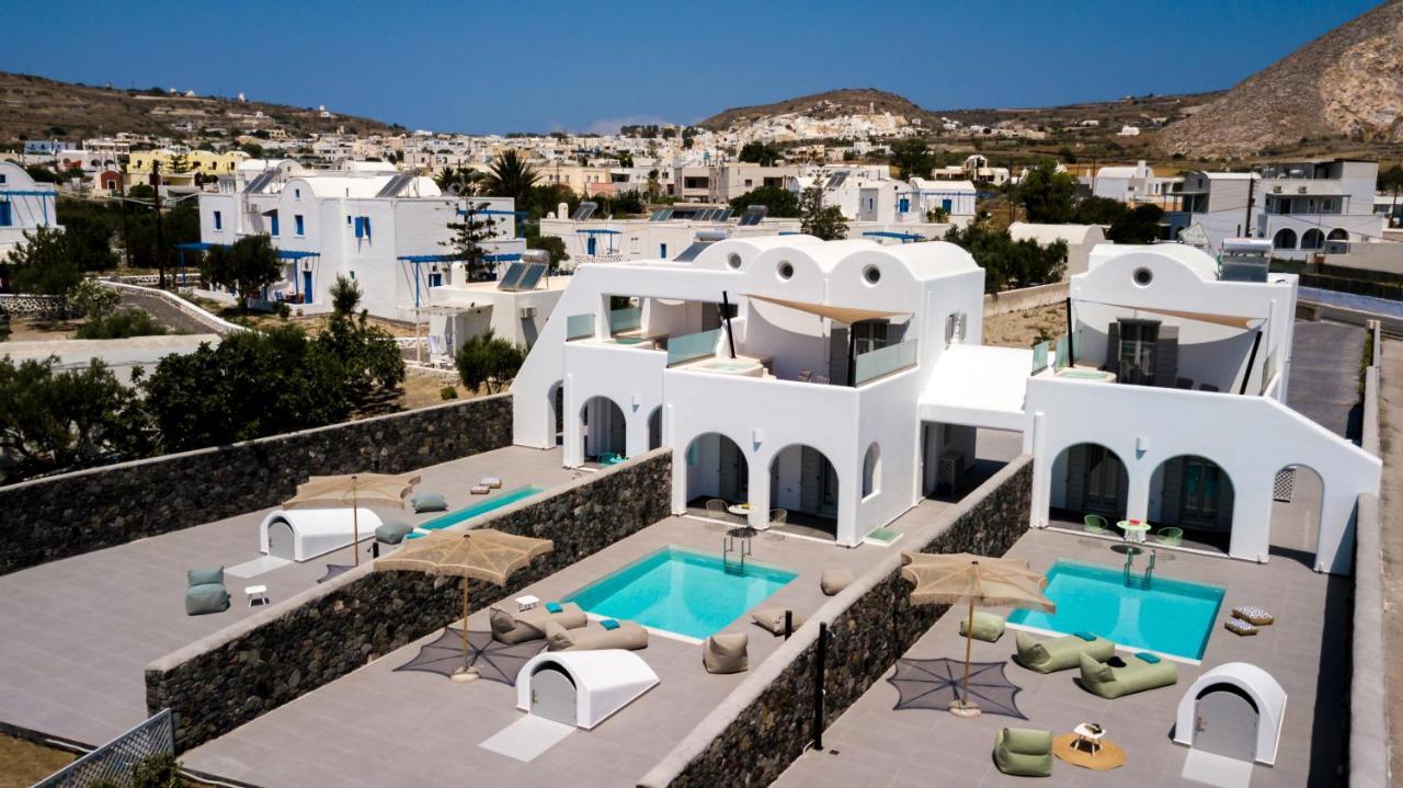 Modern Dome Homes Of Santorini ペリッサ エクステリア 写真