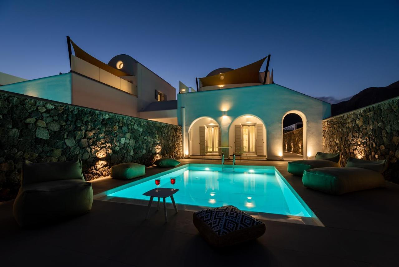 Modern Dome Homes Of Santorini ペリッサ エクステリア 写真