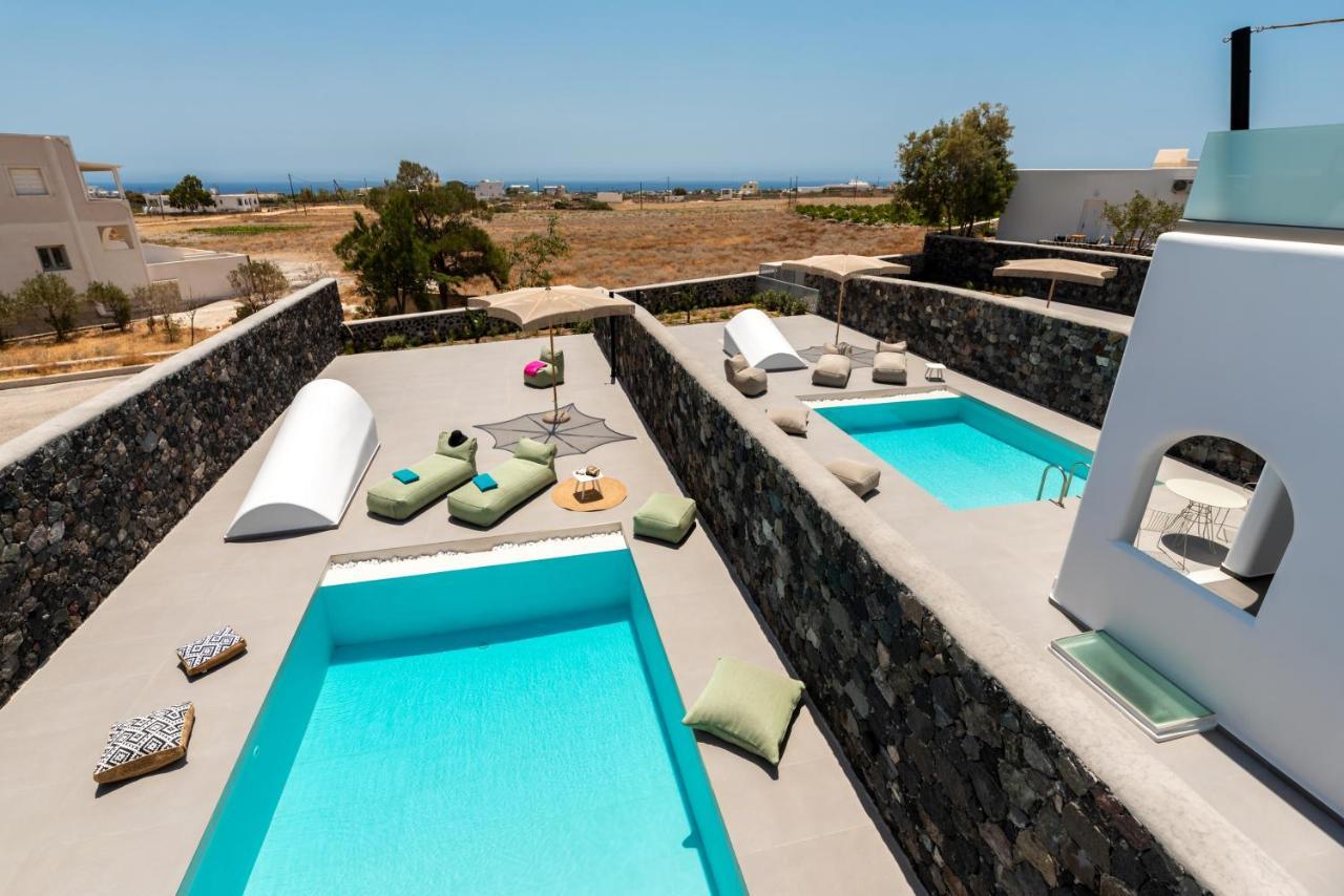 Modern Dome Homes Of Santorini ペリッサ エクステリア 写真
